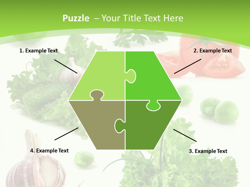 Cucumber Fresh Fruit PowerPoint Template