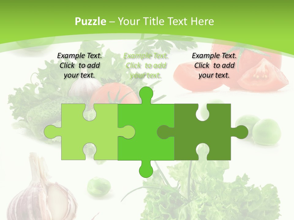 Cucumber Fresh Fruit PowerPoint Template