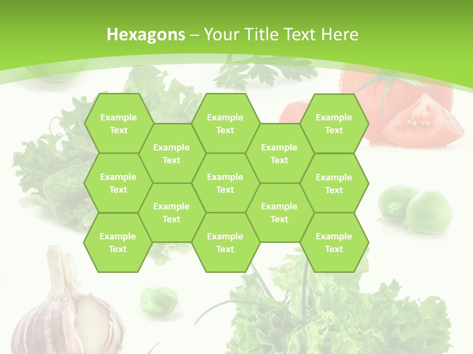 Cucumber Fresh Fruit PowerPoint Template