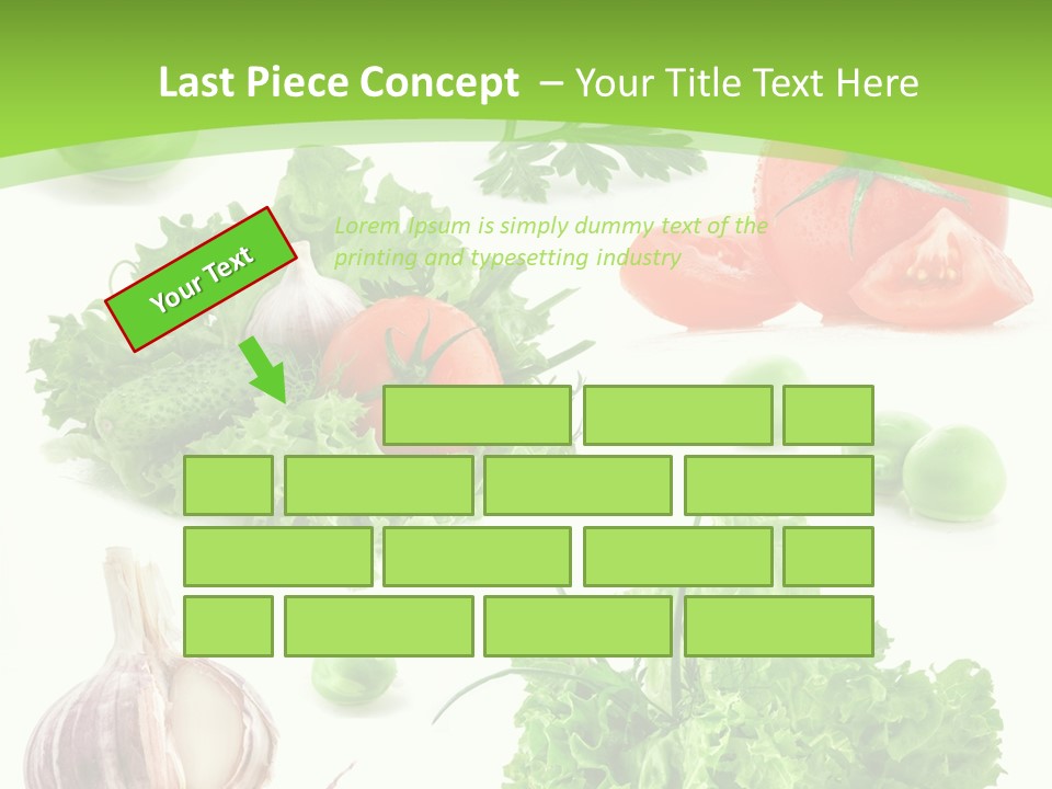 Cucumber Fresh Fruit PowerPoint Template