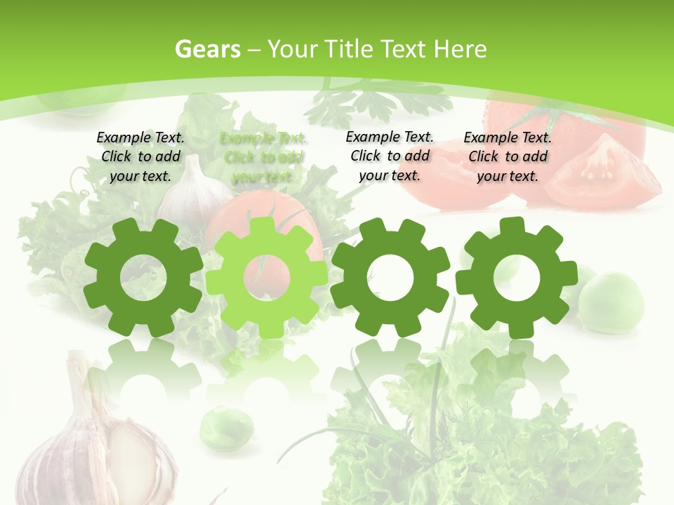 Cucumber Fresh Fruit PowerPoint Template