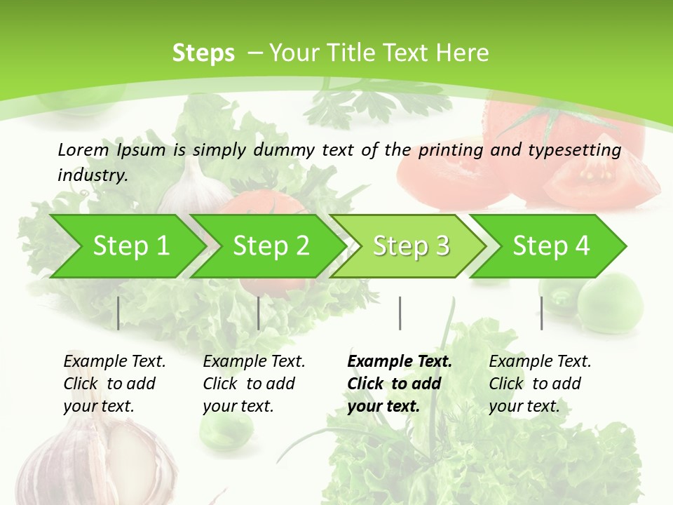 Cucumber Fresh Fruit PowerPoint Template