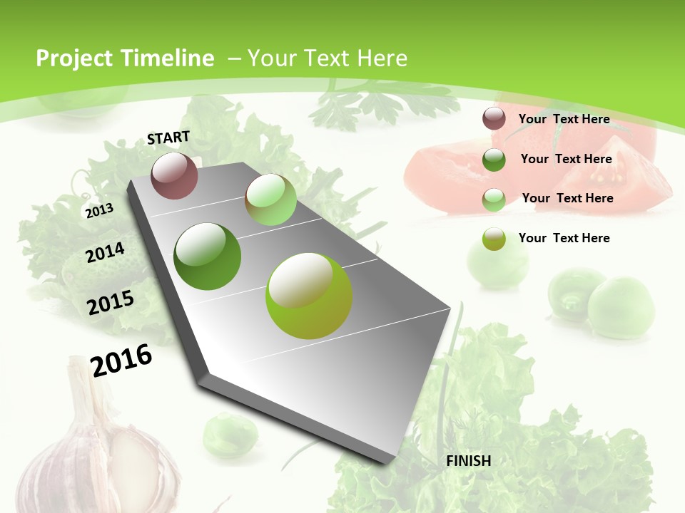 Cucumber Fresh Fruit PowerPoint Template