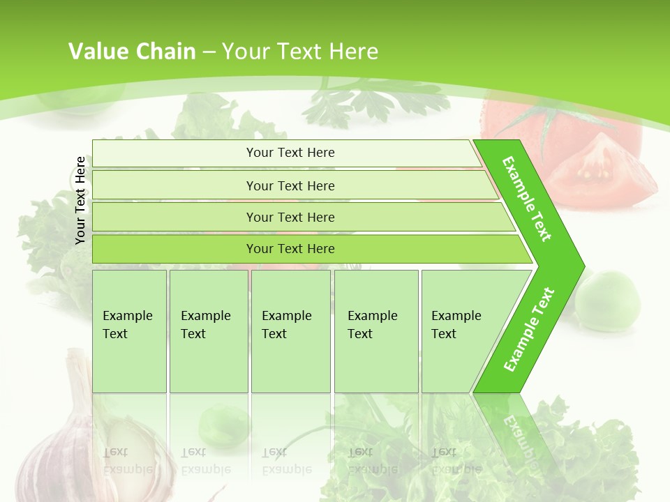 Cucumber Fresh Fruit PowerPoint Template