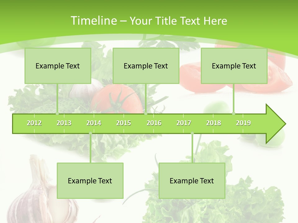 Cucumber Fresh Fruit PowerPoint Template
