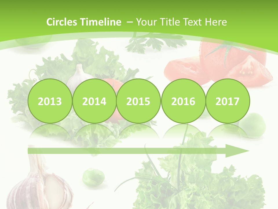 Cucumber Fresh Fruit PowerPoint Template