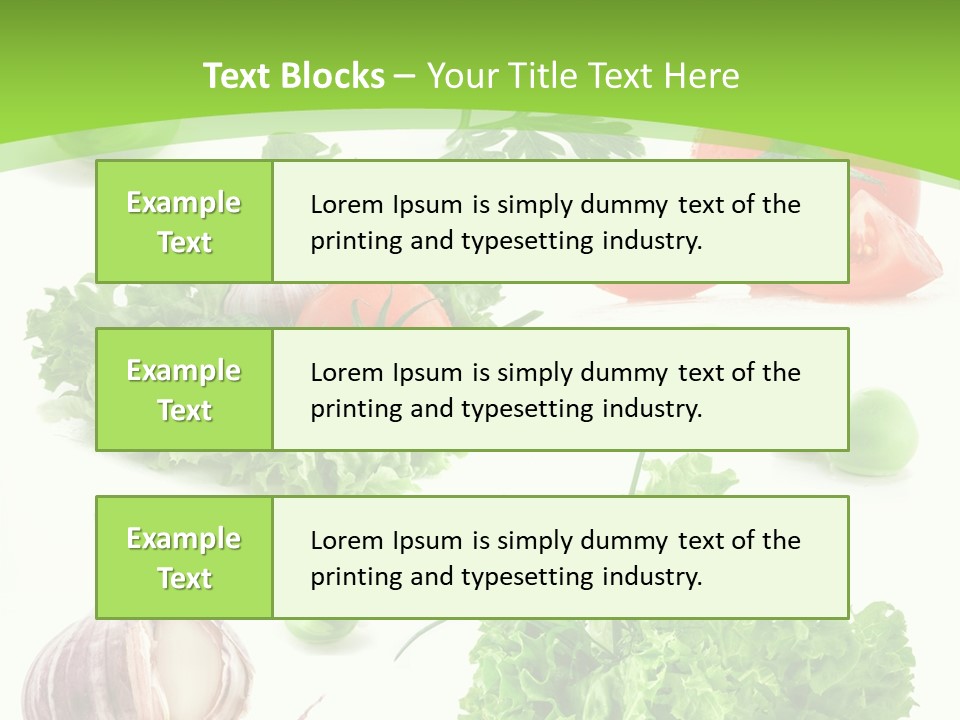 Cucumber Fresh Fruit PowerPoint Template