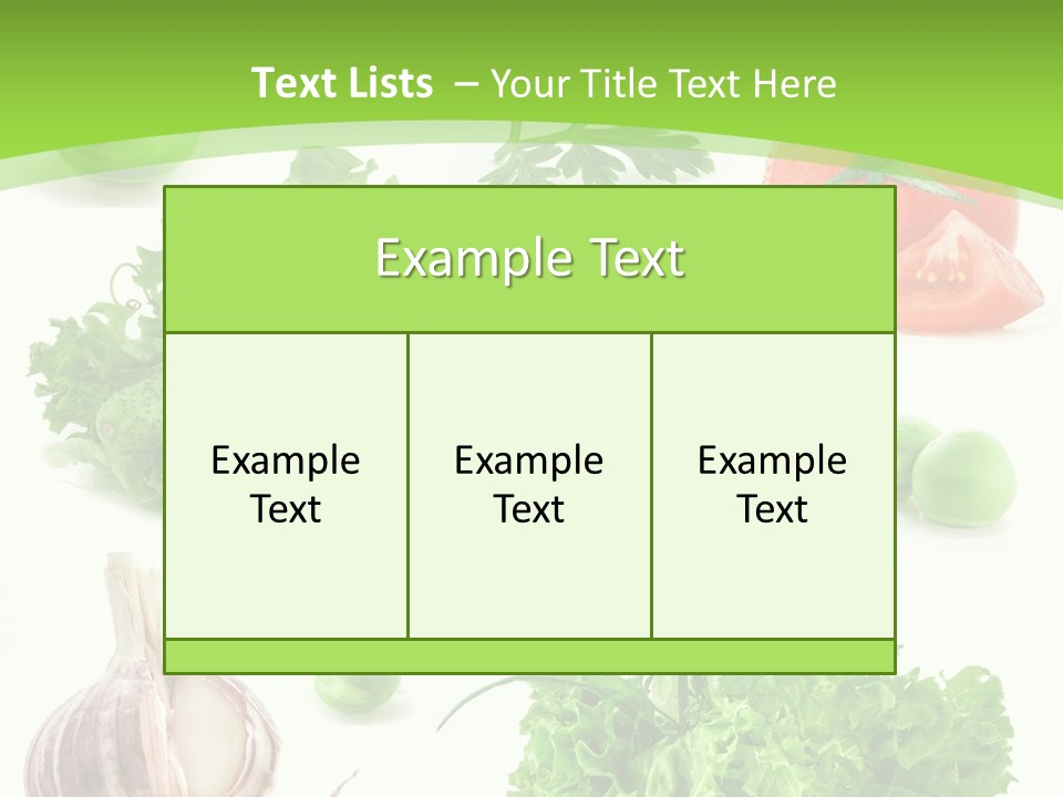 Cucumber Fresh Fruit PowerPoint Template