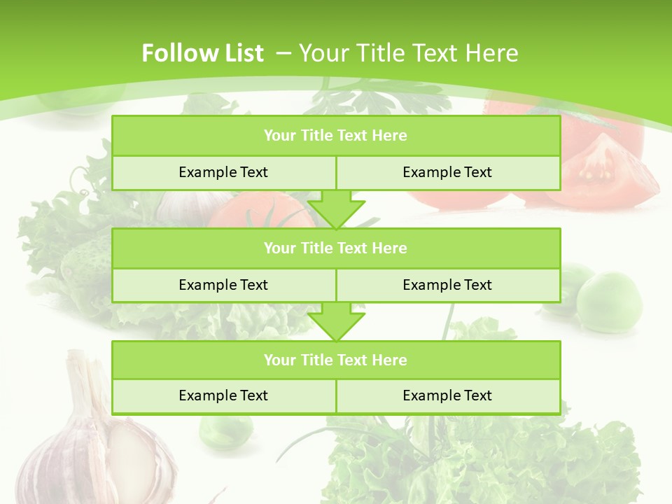Cucumber Fresh Fruit PowerPoint Template