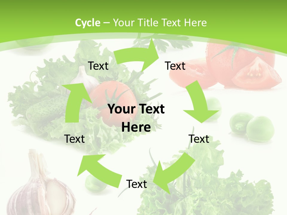 Cucumber Fresh Fruit PowerPoint Template
