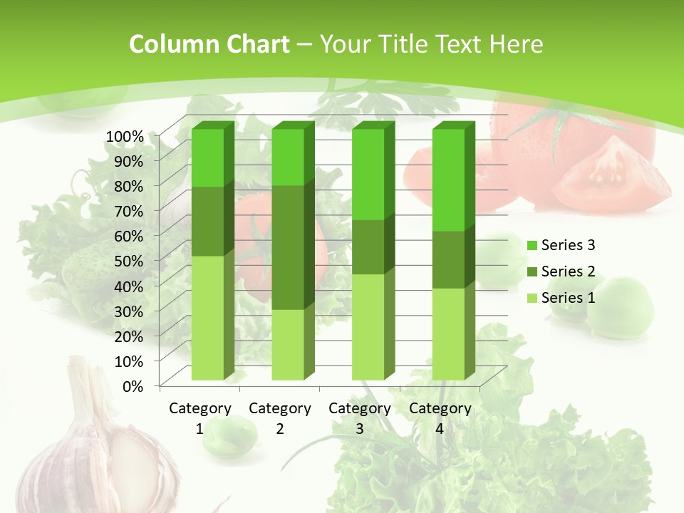Cucumber Fresh Fruit PowerPoint Template