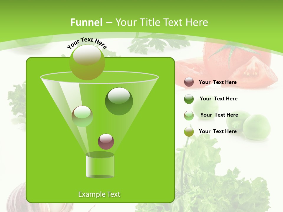 Cucumber Fresh Fruit PowerPoint Template