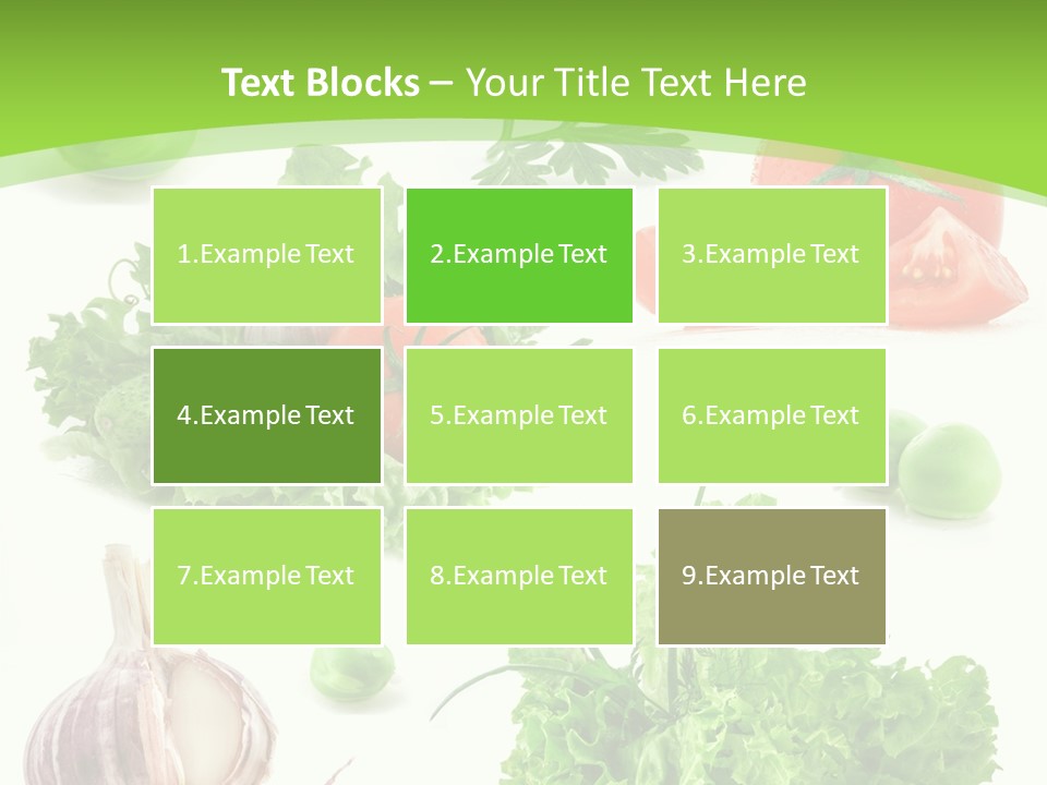 Cucumber Fresh Fruit PowerPoint Template
