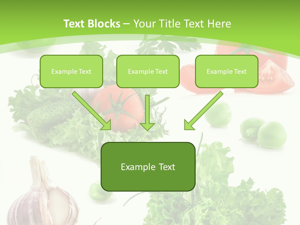 Cucumber Fresh Fruit PowerPoint Template