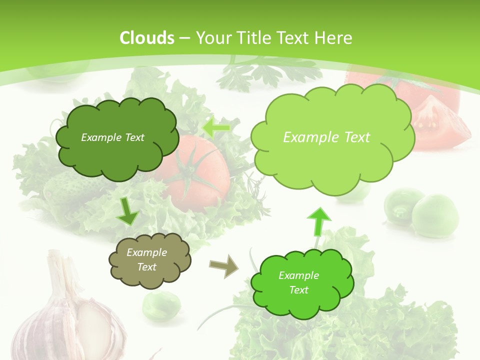 Cucumber Fresh Fruit PowerPoint Template