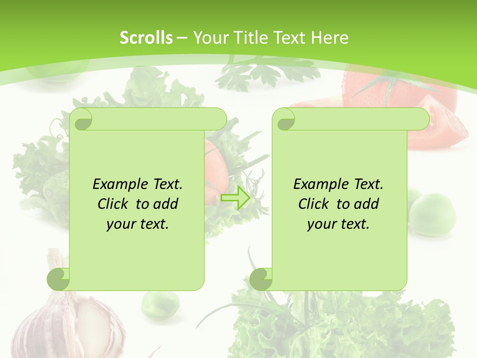Cucumber Fresh Fruit PowerPoint Template