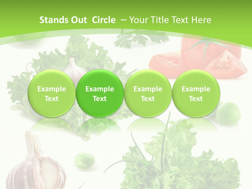 Cucumber Fresh Fruit PowerPoint Template