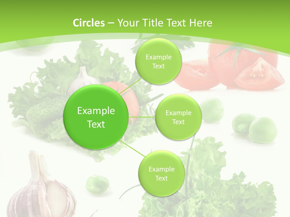 Cucumber Fresh Fruit PowerPoint Template