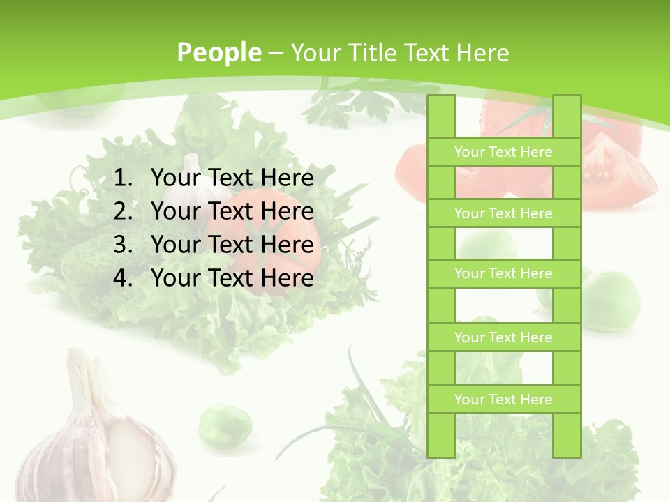 Cucumber Fresh Fruit PowerPoint Template
