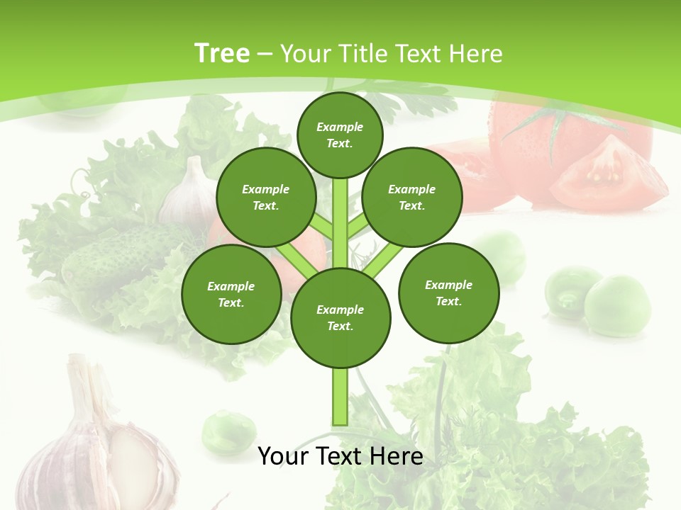 Cucumber Fresh Fruit PowerPoint Template
