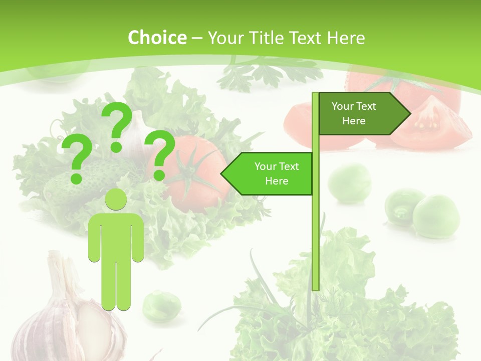 Cucumber Fresh Fruit PowerPoint Template