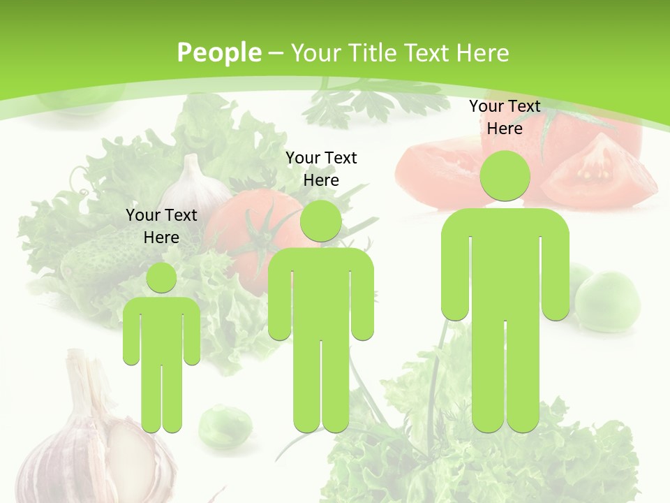 Cucumber Fresh Fruit PowerPoint Template