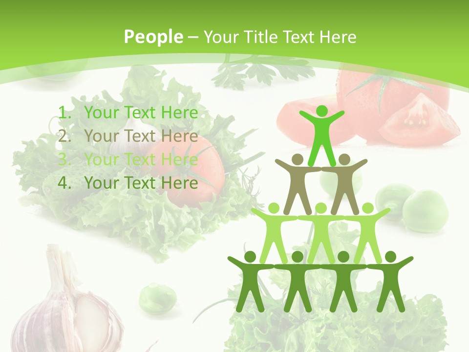 Cucumber Fresh Fruit PowerPoint Template