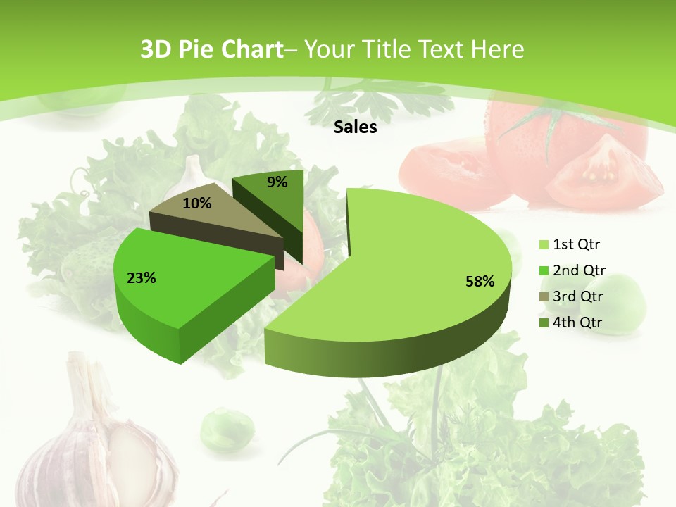 Cucumber Fresh Fruit PowerPoint Template