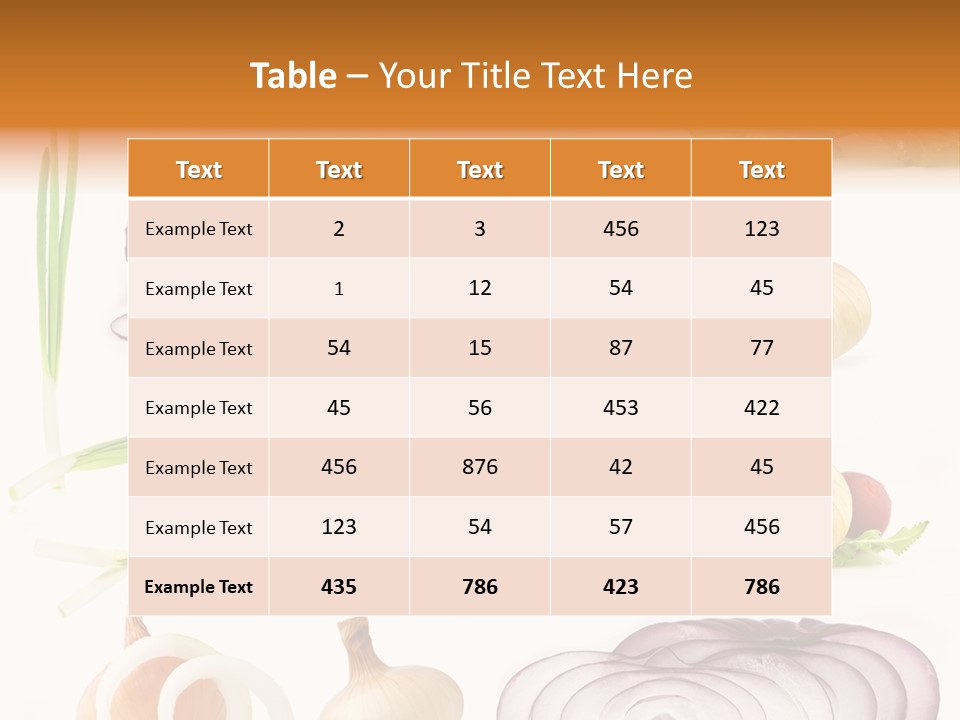 Sliced Diet Ripe PowerPoint Template