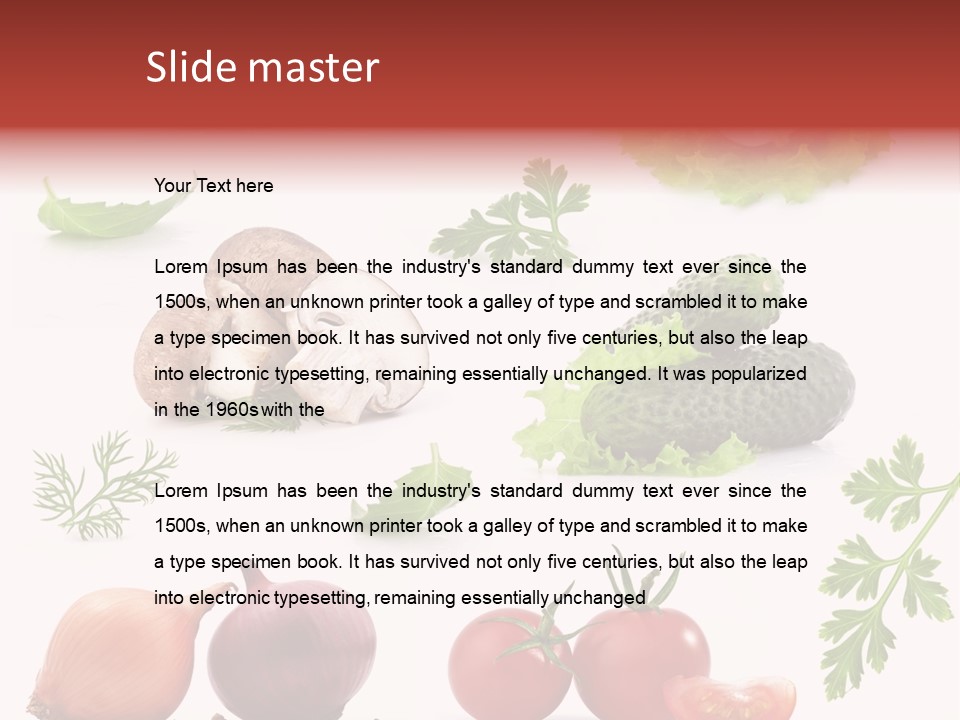 Fresh Pepper Road PowerPoint Template