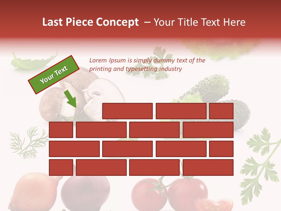 Fresh Pepper Road PowerPoint Template