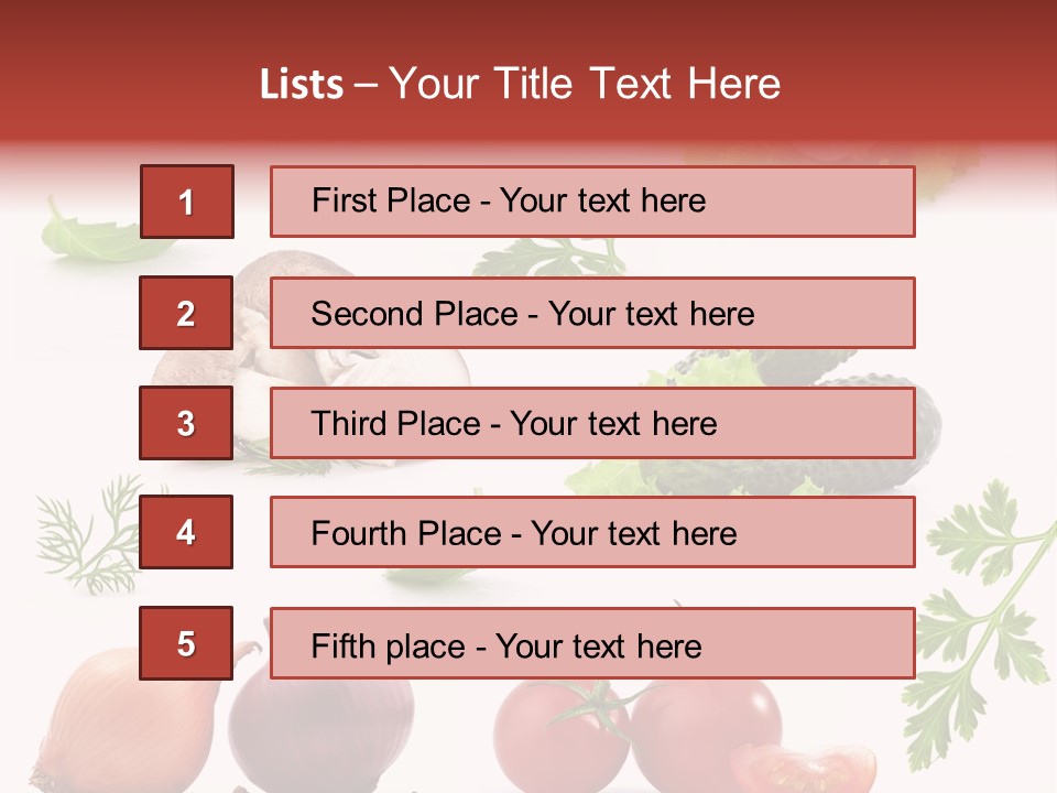 Fresh Pepper Road PowerPoint Template