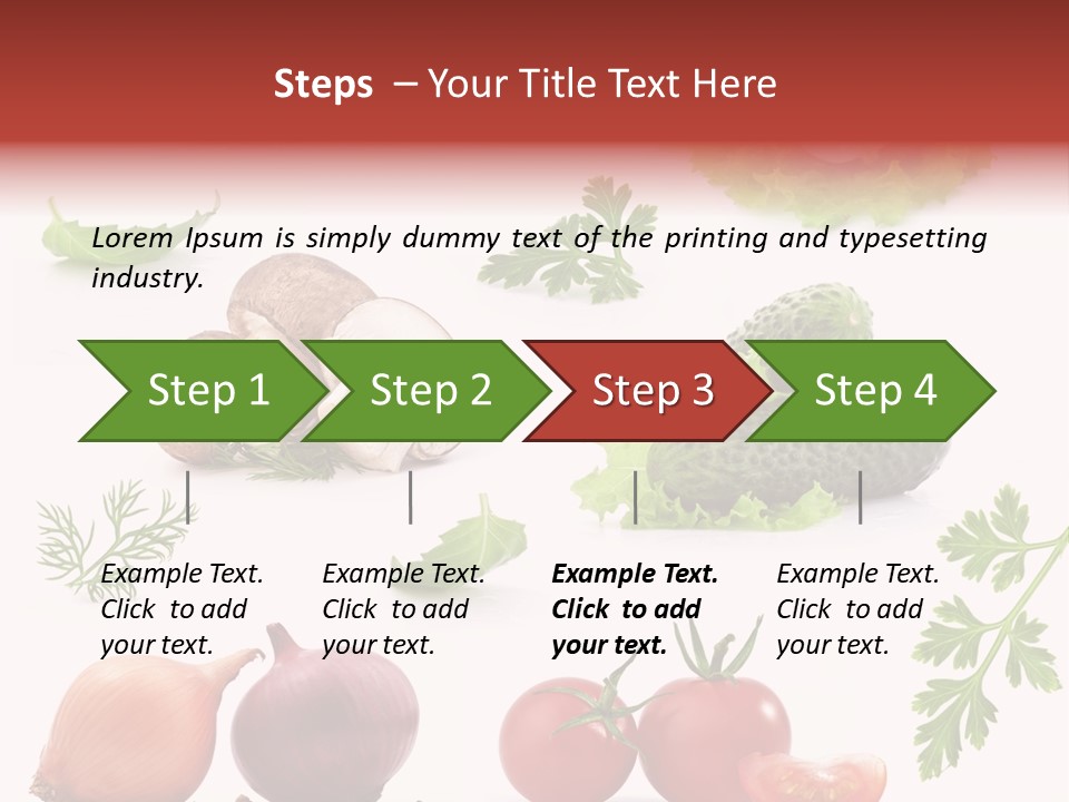 Fresh Pepper Road PowerPoint Template