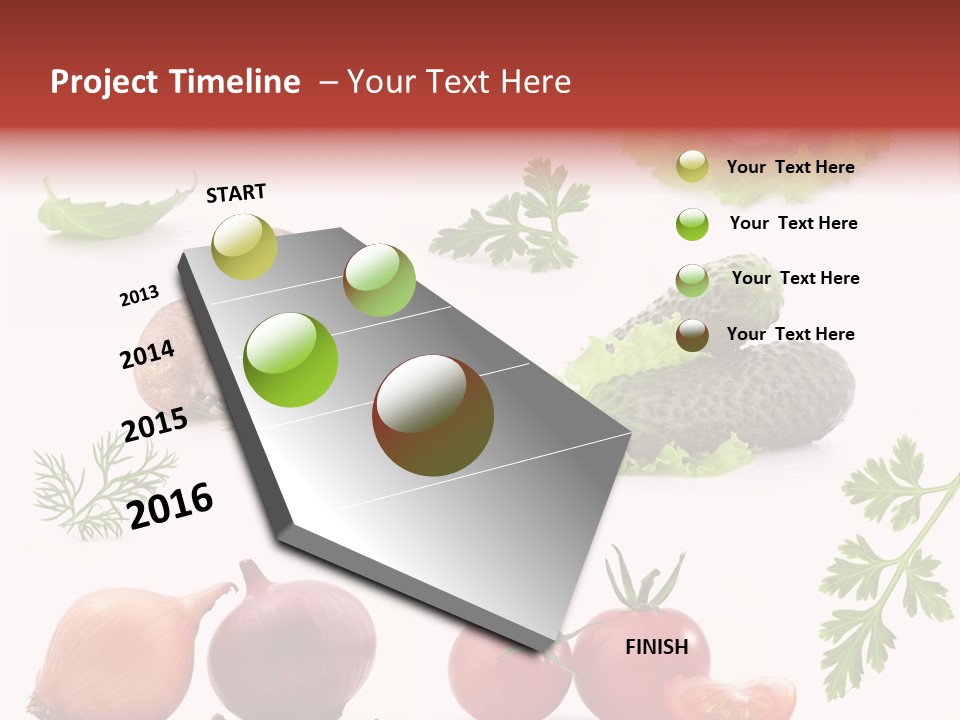 Fresh Pepper Road PowerPoint Template