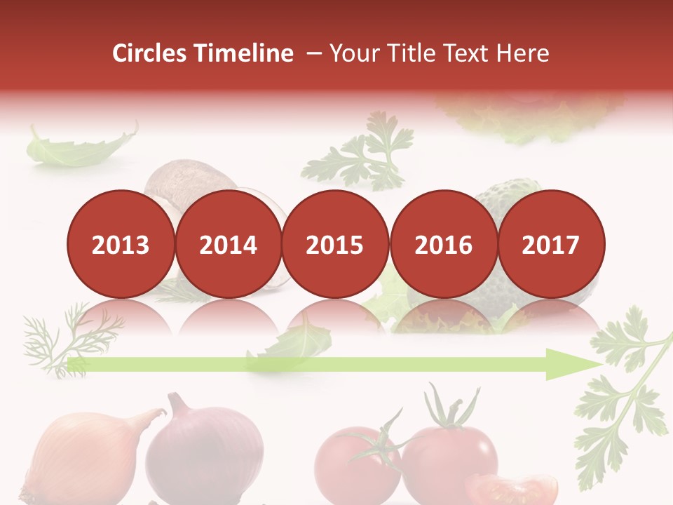 Fresh Pepper Road PowerPoint Template