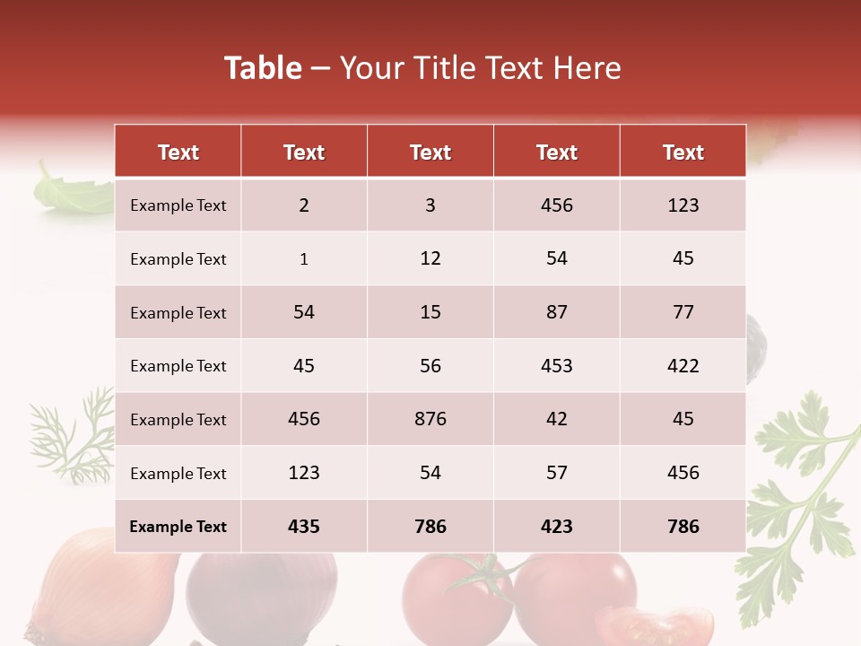 Fresh Pepper Road PowerPoint Template