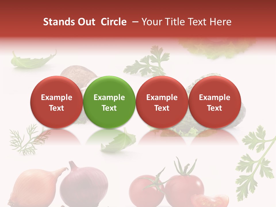 Fresh Pepper Road PowerPoint Template