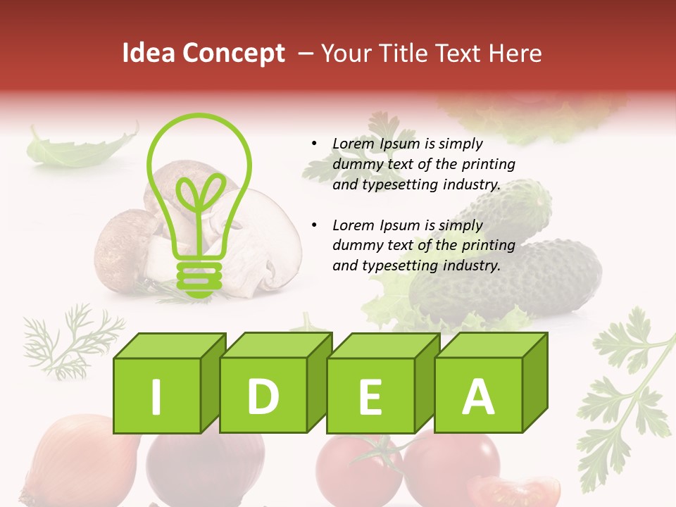 Fresh Pepper Road PowerPoint Template