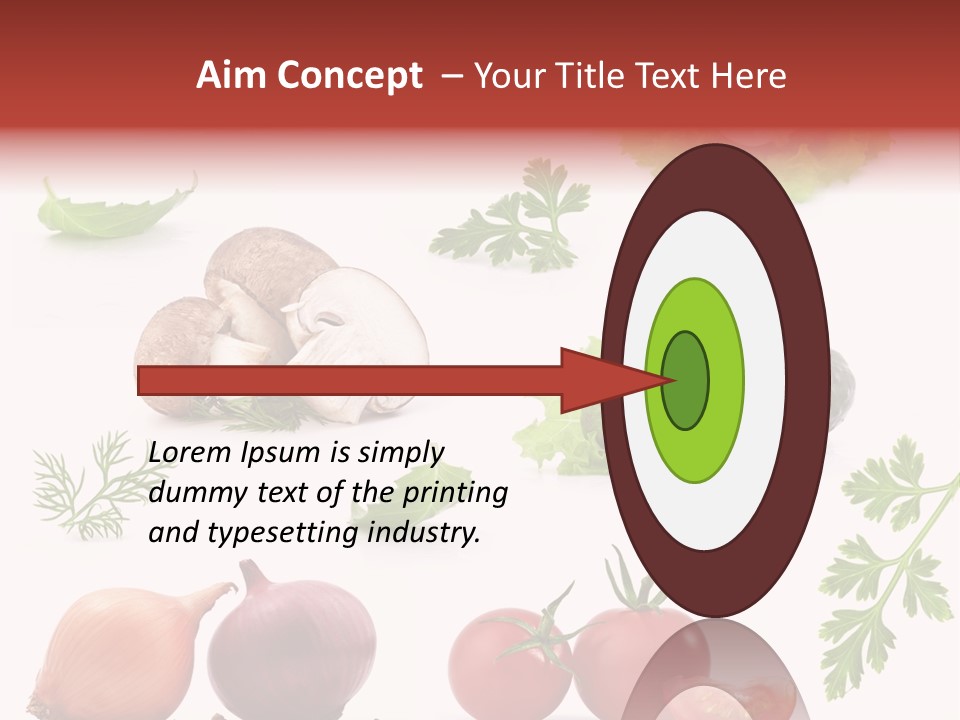 Fresh Pepper Road PowerPoint Template