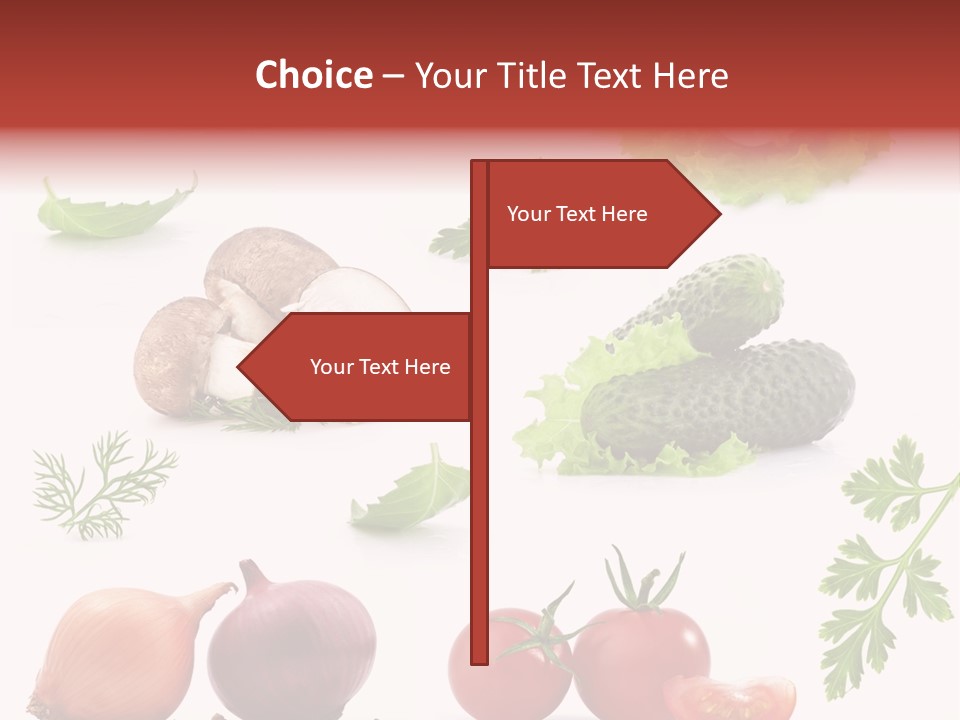 Fresh Pepper Road PowerPoint Template