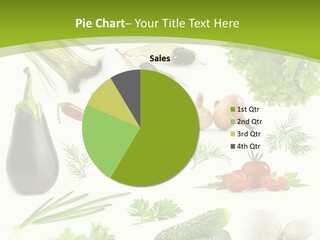 Full Vegetarian Red PowerPoint Template