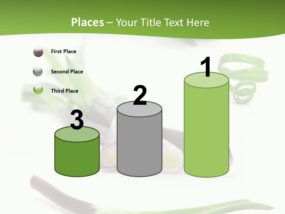 Natural Diet Isolated PowerPoint Template