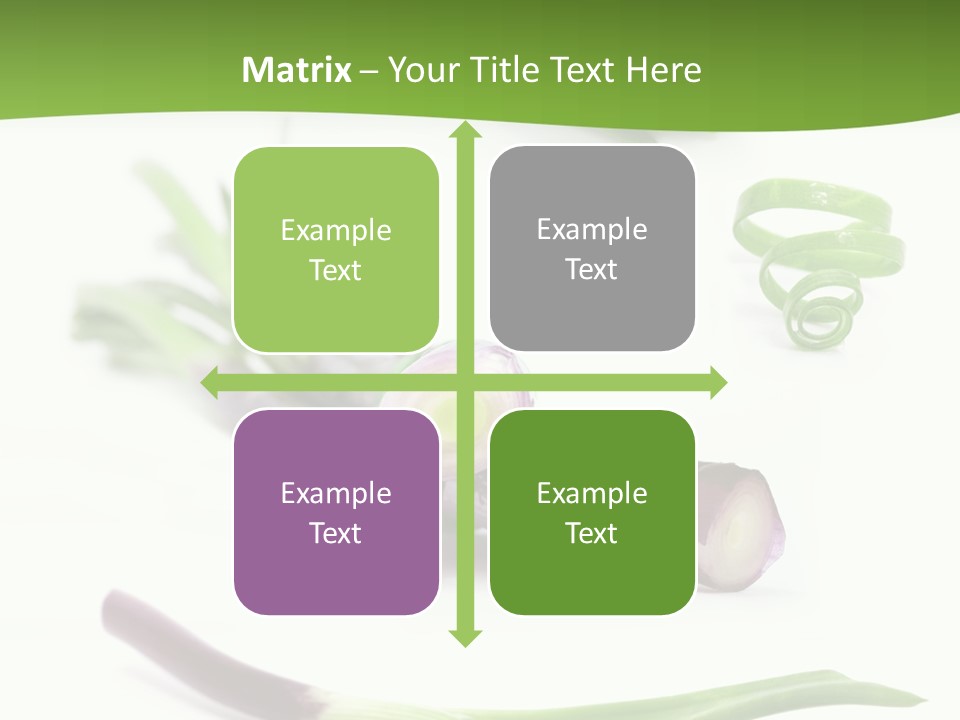 Natural Diet Isolated PowerPoint Template