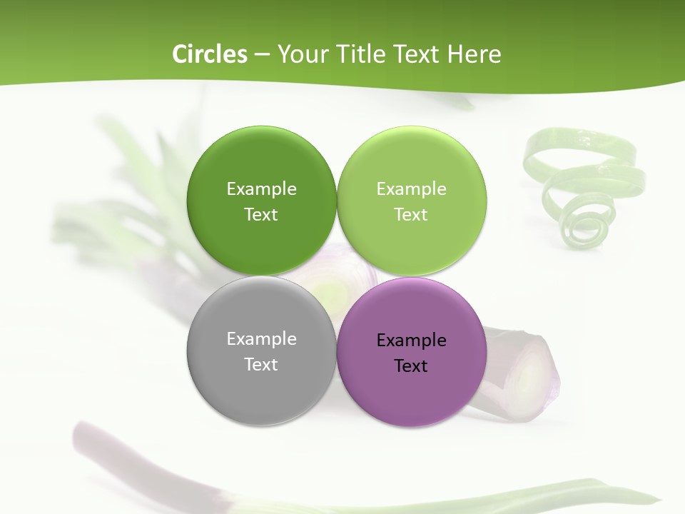 Natural Diet Isolated PowerPoint Template