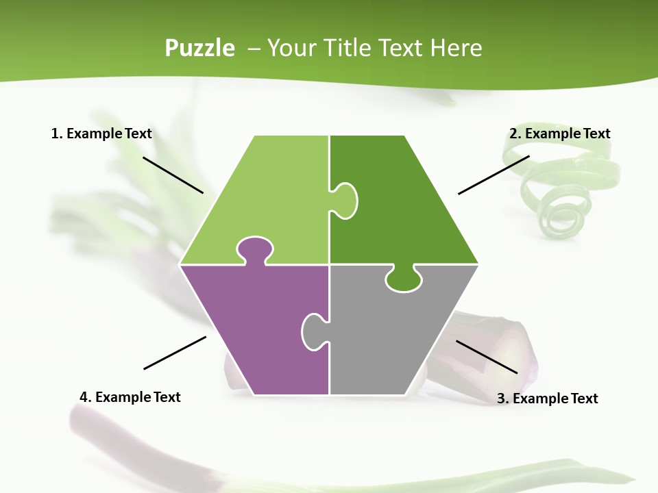 Natural Diet Isolated PowerPoint Template