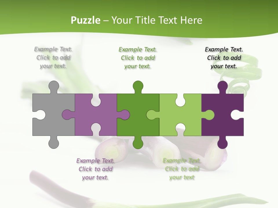 Natural Diet Isolated PowerPoint Template