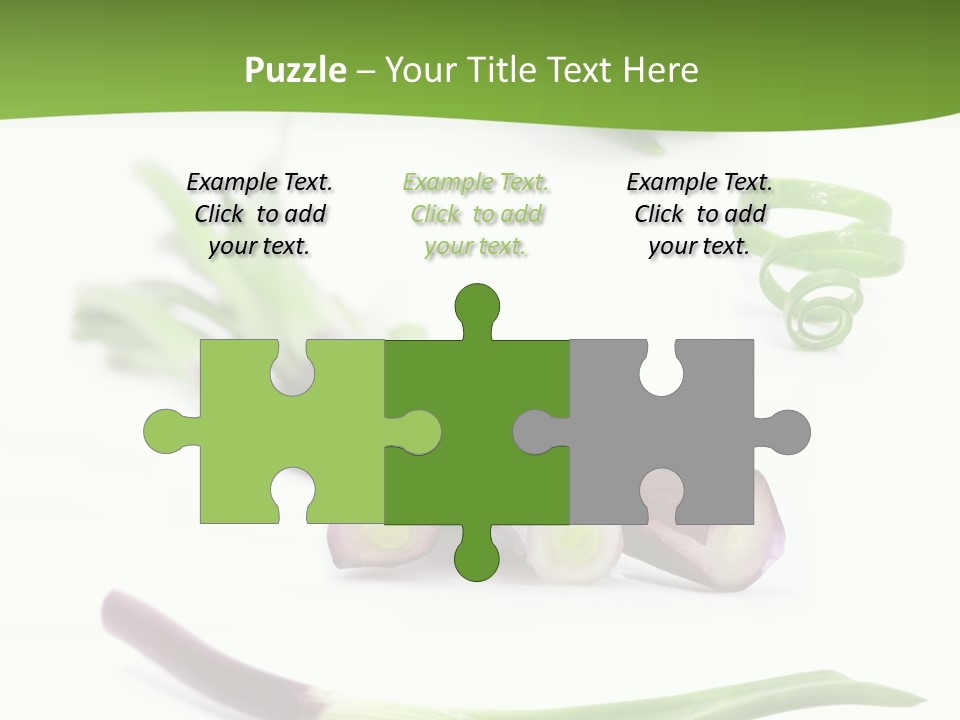 Natural Diet Isolated PowerPoint Template