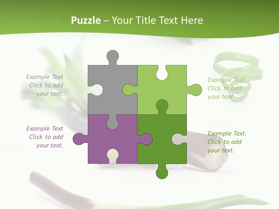 Natural Diet Isolated PowerPoint Template