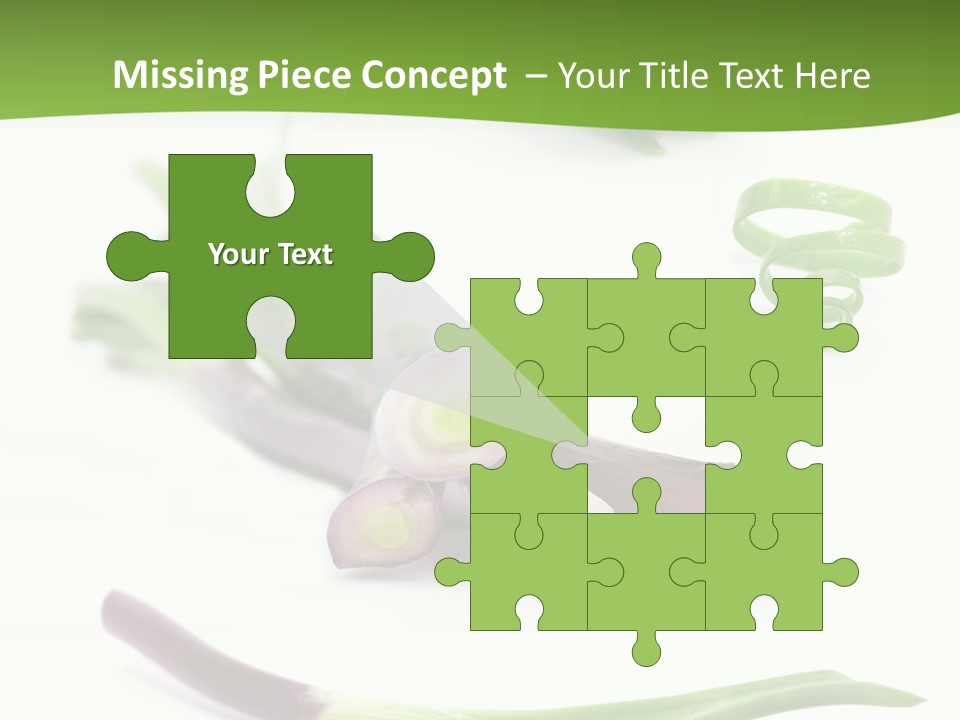 Natural Diet Isolated PowerPoint Template