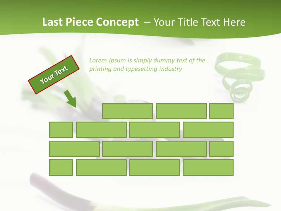 Natural Diet Isolated PowerPoint Template